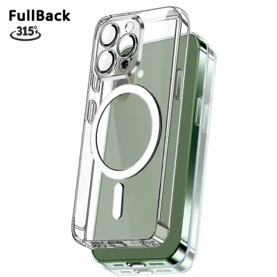 Full Back Protective Cover For Apple Original Magnetic Magsafe Case Iphone 16 15 14 Plus 17 Air 13 12 11 Pro Max Clear Lens Film