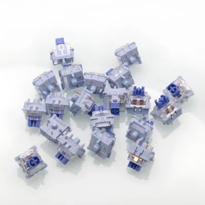 Leobog Iris Silent Switch 35g Linear Pre-Lubed 5 Pins HotSwap Pom Stem Switches For Mx Mechanical Keyboard 기계식 키보드 축