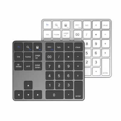 2.4Ghz Wireless + Bluetooth Numeric Keypad K35 Number Pad USB C Rechargeable Numpad for IOS Android Windows Digital Keyboard