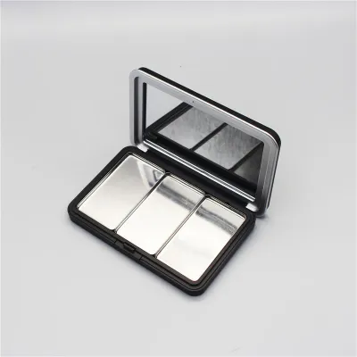 Clear Acrylic Cosmetic Organizer Box 110*73.2*14.1mm Eye Shadow Storage Container Portable Makeup Palette The Box Is Plastic