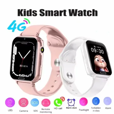 4G Kids Smart Watch SOS GPS Location Tracker Smart Watch for kids Sim Card Video Call Camera Waterproof Smartwatch For Children