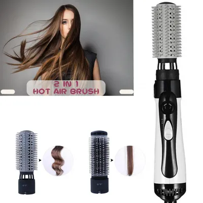 Hot Air Brush One Step Hair Dryer Volumizer Negative Ionic Styler Dry Straighten Curl for Women Salon Home Use
