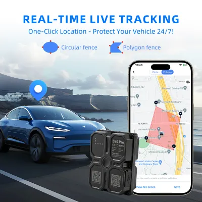 4G GPS Tracker 6000/75000 mAh  Waterproof GPS Vehicle Tracker Magnet Long Standby Battery Real Time Position APP