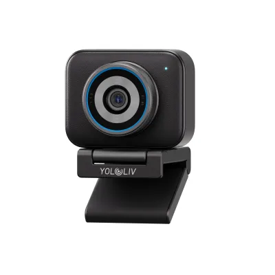 YOLOLIV YoloCam S3, 4K Streaming Webcam,1/1.28" Sensor, PDAF Autofocus, 4X Zoom, for Creators, Streamers, Podcas