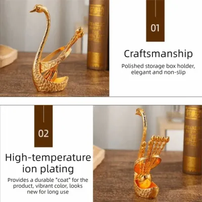 Kitchen Gadgets Elegant Swan Tableware Set Luxury Nordic Dessert Utensils Mixing Creative Dessert Cake Forks Daily Use