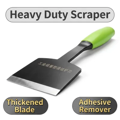 Heavy Duty Cleaning Scraper Multi-Purpose Putty Knife Glue Remover Adhesive Removal Scraper with Sharp Blade for Cleaning