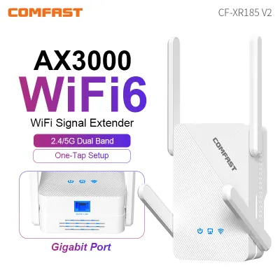 Comfast AX3000 WiFi 6 Extenders 3000Mbps 2.4G&5GHz Dual Band Wireless Repeater AX1800 Gigabit Router AP Extender WiFi6 Booster