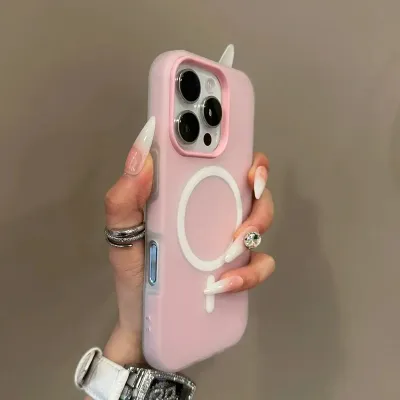 Luxury Candy For Magsafe Wireless Charge Matte Phone Case For iPhone 11 12 13 14 15 16 Pro Max Plus Magnetic Bumper Cases Cover