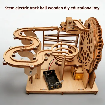 Children's science and education experiment models, DIY track ball assembly toys, children's DIY educational gifts