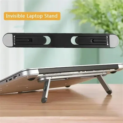 Foldable Laptop Stand Portable Adjustable Ergonomic Riser With Cooling For MacBook Air Lenovo Samsung Universal Notebook Bracket