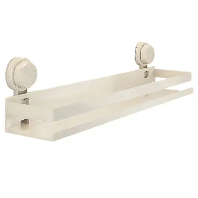 A26F-Kitchen Shelf Wall Mounted Spice Organizer Suction Cups Rust And Moisture Resistant Bathroom Toiletries Storage Racks
