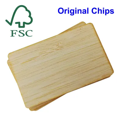 Wooden NFC 213 216 RFID Bamboo Blank Digital Business Card DIY Craft Laser Engraving Custom Logo