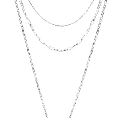 Bow Pendant Necklaces For Women Gold Layered Stack Dainty Waterproof No Tarnish Stackable Stylish Sophisticated Womens Necklaces