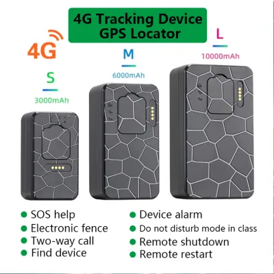 4G Strong Magnetic Waterproof GPS Locator WIFI Tracking Device Ultra-Long Standby Tracker Person Car Position Tracker for Safty