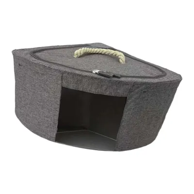 Corner Storage Basket,Portable Organization Clothes Container Organizer Bin Triangle Box for Toys Laundry Rooms Wardrobe Closet