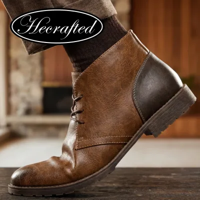 Boots Men Brand Retro Comfortable Casual Fashion 2026 Desert Boots Man #KD783