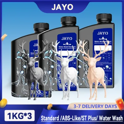 JAYO 3KG Standard /ABS-Like/Standard Plus/ Water Wash 3D Printer Resin 395-405nm UV Curing 3D Printing Liquid Photopolymer Resin