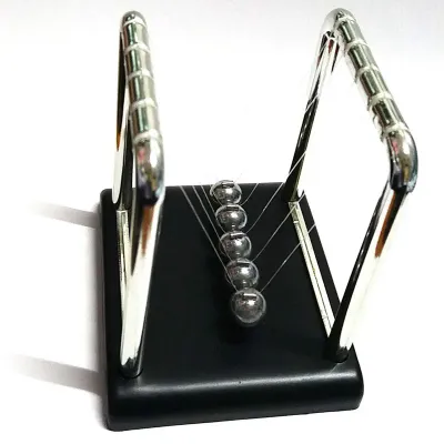 Newton's Cradle Swinging Balls Balance Pendulum Science Physics Desk Toys And Stress Relief Gadgets Fidget Gifts For Kids Adults