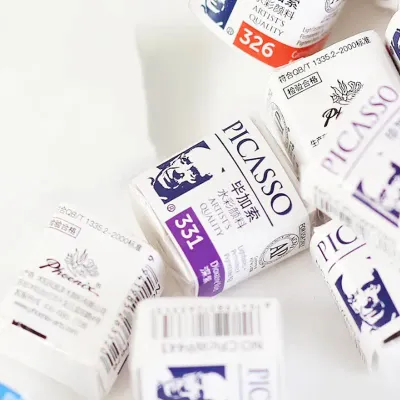 Artists Solid Watercolor Pigments Picasso Tubular Color Block Beginners Hand Painting Materials Art Students painting Supplies