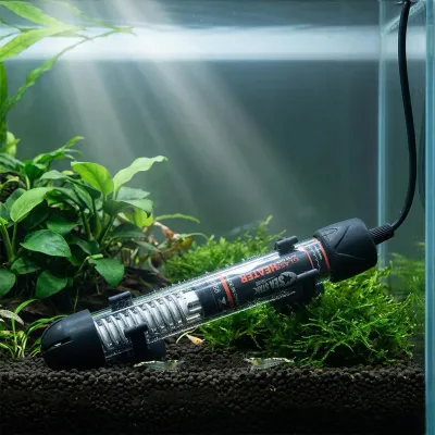 Adjustable Temperature Thermostat Heater Rod 25W/ 50W/ 100W/ 200W/ 300W Submersible Aquarium Fish Tank Water Heat