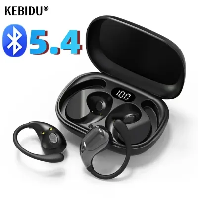 Wireless Bluetooth Earphone Headphones Outdoor Sport Headset 5.4 With Charging Bin Display Touch Control Earbuds for Music