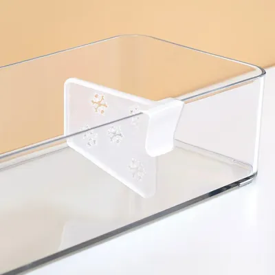 1/5/10PCS Plastic Refrigerator Dividers Organizer Adjustable Snap-on Storage Box Dresser Drawer Separator Kitchen Accessories
