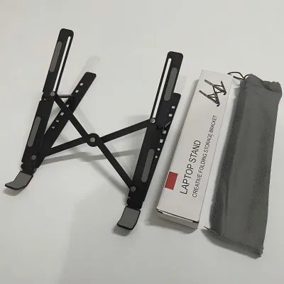 A08E-Laptop Stand, Foldable Aluminum Alloy Stand For Cooling, Portable And Easy To Store, Height Adjustable Laptop Stand