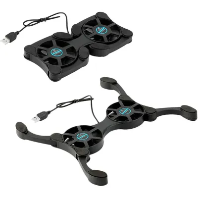 USB Mini Laptop Fan Stand Notebook Foldable Folding Fan Cooler Notebook Cooling Pad Radiator Cooler Master Computer Accessories