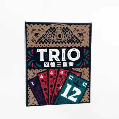 TRIO Strategy Board Game - Fun Family Fun Game with Colorful Cards, Family Game Nights, Perfect for Party Game