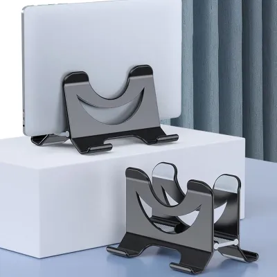 Vertical Stand For Mac Mini Laptop Desktop Stand Anti-Slip Adjustable Computer Holder