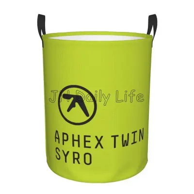 Aphex Twin Syro круглая корзина для белья, большой складывающийся контейнер для хранения белья, игрушек и одежды, органайзер для дома и общежития.