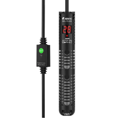Aquarium Heater Fish Tank LCD Display Digital Thermostat Submersible Water Heating Rod Constant Temperature Control 220v