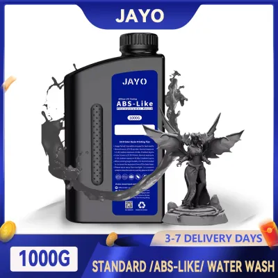 JAYO Standard /ABS-Like/ Water Wash 3D Printer Resin 395 to 405nm UV Curing 3D Printing Liquid Photopolymer Resin