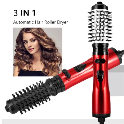 3-in-1 Professional Automatic Rotating Hair Dryer Curler Comb Hot Air Brush Ion Multi-Functional Styling Tool