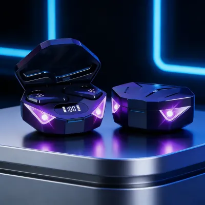 X15 TWS Gaming Earbuds Wireless Bluetooth Earphones With Mic Bass Audio Sound Positioning 9D Stereo Music for phones