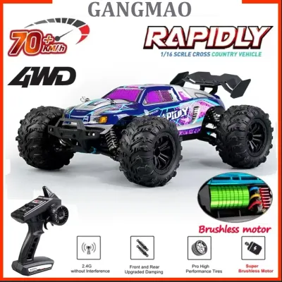 4WD Remote Control RC Car 50 or Super Brushless 80KM/H Fast RTR High Speed All Terrain Off Road Radio 4x4 Truck for Adults Kids