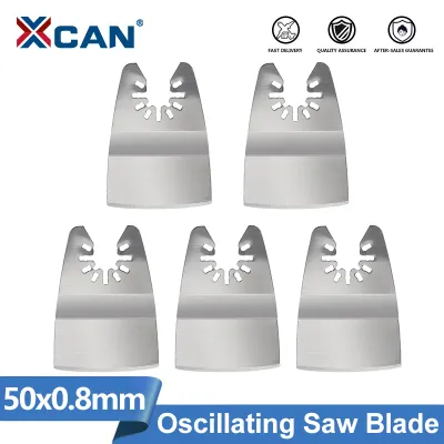 XCAN 1pc Stainless Steel Multitool Saw Blade 50mm Quick Change Scraping Blades Oscillating Multi Tool For Power Tool Accessories