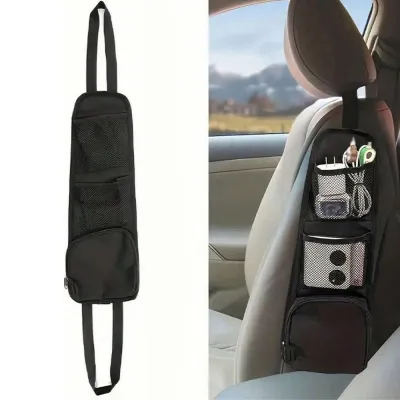 Car Seat Storage Bag Lightweight and Convenient Hanging Bag Seat Side Storage Bag Car Sundry Storage Organizing Mesh Bag