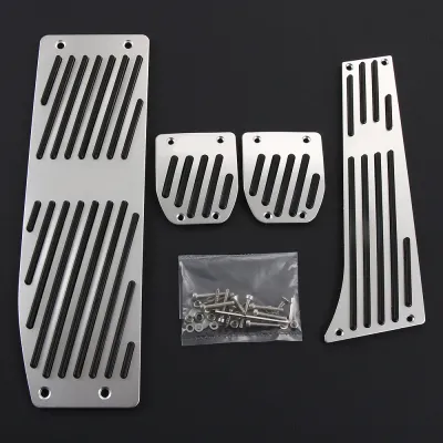 Non-drilling Non-slip Accelerator Gas Fuel Brake Foot Rest Pedal Pads For BMW 1,3 Series X1 E39 E46 E87 E90 E91 E92,Car Styling
