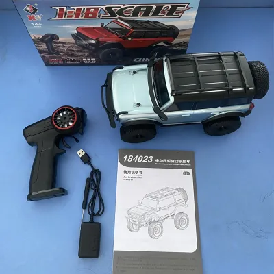 WLtoys RC Off-Road Car 1:18 Scale 4WD Climbing Car Independent SpringShock Absorber Bronco Model Remote Control Truck Kids Toy