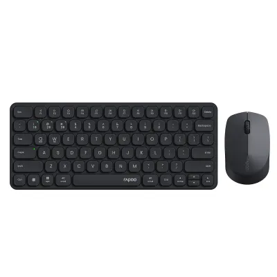 Rapoo 9010M Multi-Device Wireless Bluetooth Keyboard Mouse Set 2.4G/Bluetooth 5.0/4.0 Keyboard and Mouse Combo Support 4 Devices