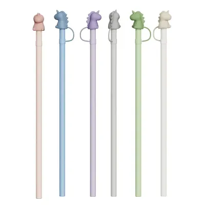 Long Silicone Straw with Cover for Stanley 40/30 Oz Tumbler Replacement Drink Accessories Durable and Flexible 32CM long