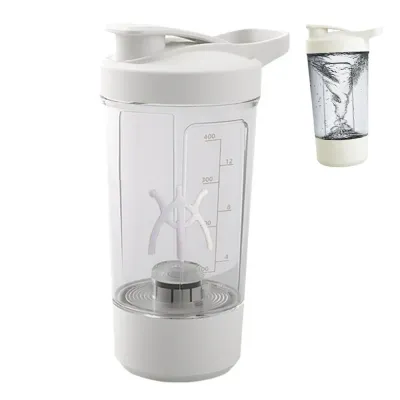 450ML Premium Protein Shaker Cup, Tritan Material, BPA Free, Leak-proof Portable Blender/USB Rechargeable Protein Shaker Cup