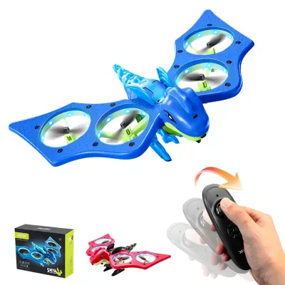 4DRC Dinosaurs Toys Drone Gravity Sensing Rc Plane Headless Mode Remote Control Aircraft Helicopter Birthday Children's Gifts