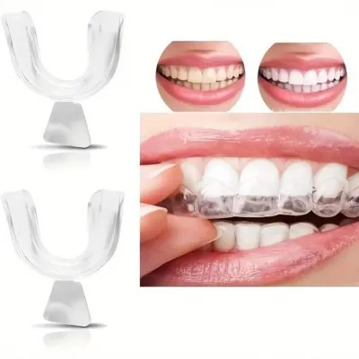 4pcs/Box Mouth Guards for Clenching Teeth Moldable Dental Teeth Night Guard for Adult Stop Teeth Grinding Bruxism Tray