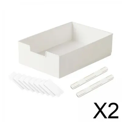Plastic Drawer Organizer Cabinet Storage Shelves Adjustable Divider Sliding Unit for Cupboard Kitchen Dresser