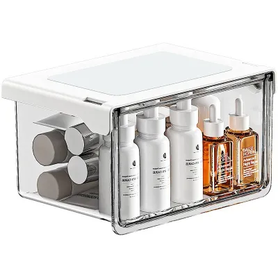Refrigerator Organizer Drawer Clear Pantry Under Cabinet Shelf Hanging Storage Pull Out Fridge Bins Pull Out Fridge Bins Durable