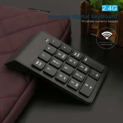 2.4G Wireless Wireless Keyboard Slim Design Calculator Mini Digital Keypad Ergonomic Bluetooth Wireless Numeric Keypad Office