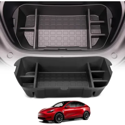Front Trunk Organizer with 6 Separate Spaces for Tesla Model Y 20202024 Frunk Storage Solution Compatible with Tesla Y Accessor