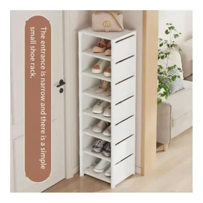 MultiTier Shoe Rack, Modern Vertical Shoe Cabinet, DustProof Entryway Storage Organizer
